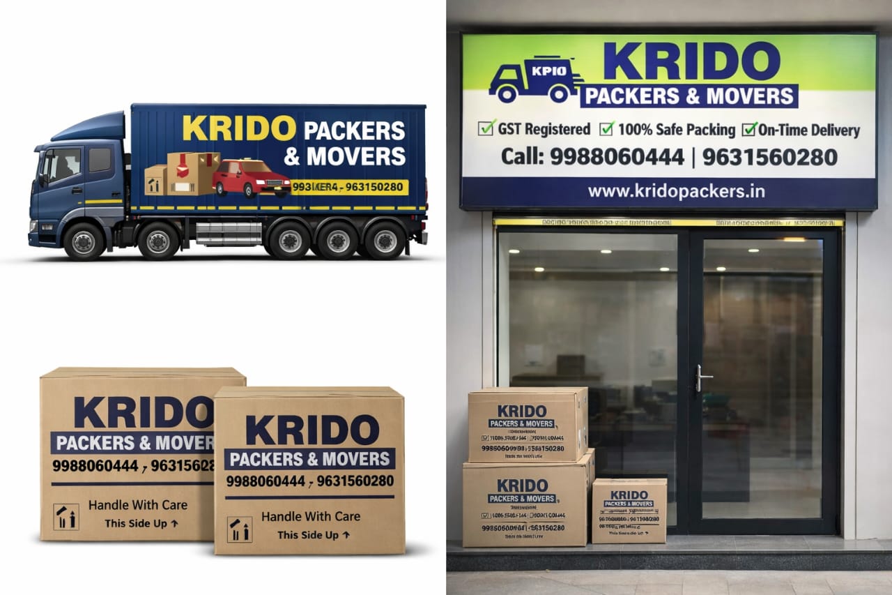 Office shifting by Krido packers and movers in Mohali - workstations packed for corporate relocation